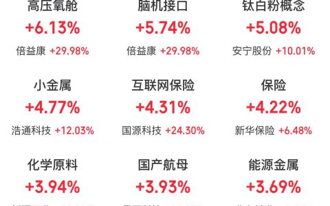 1月6日主题复盘：脑机接口延续强势，商业航天反弹，无人驾驶、金融相继发力